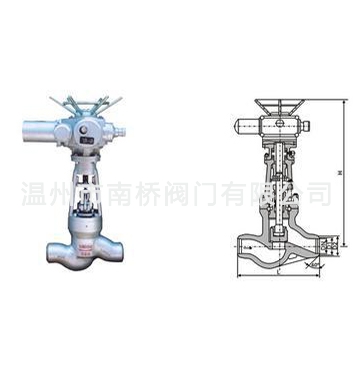 鑄鋼電動(dòng)焊接截止閥J961Y